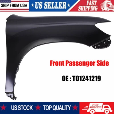 Primed Steel Fender for 2008-2010 Toyota Highlander Front Right Passenger Side - Image 1 of 4