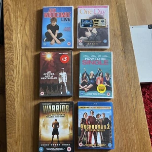 6 X Brand New Sealed DVDs And Bluray One Day, Warrior , Anchorman, An Officer An - Bild 1 von 6
