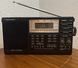 Radio à ondes courtes réaliste DX-440 AM / FM / SW / MW / LW FONCTIONNE