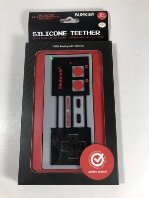 Caja Sellada Nueva Bumkins Nintendo NES Controlador de Juego Silicona Mordedor de Bebé Foto 1 de 2