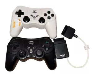 Nyko Wireless Mad Catz dual force 2 controllers Playstation 2 No Battery Back - Picture 1 of 2