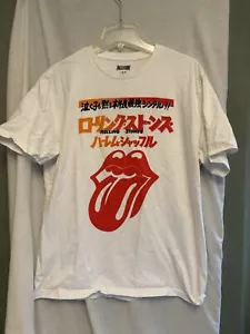 Camicia bianca Tailgate Rolling Stones Giappone Asia 2020 American Eagle Outfitters L - Foto 1 di 10
