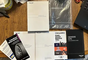 2023 GENESIS G70 OWNERS MANUAL OPERATORS USER GUIDE INFOTAINMENT GUIDE +CASE OEM - Bild 1 von 5