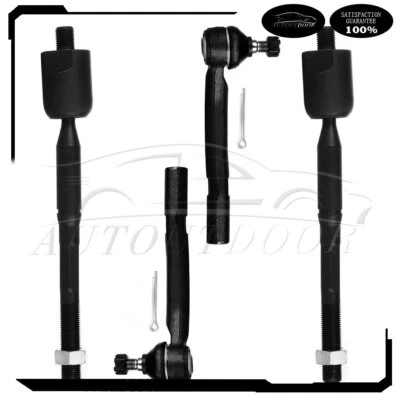 Extremo de barra de amarre interior y exterior de dirección delantera 4 piezas apto para Toyota Avalon 2005-2012 Foto 1 de 4