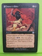 Chainer's Edict *Uncommon* Magic MtG x1 Torment Near Mint Black Kill Deck