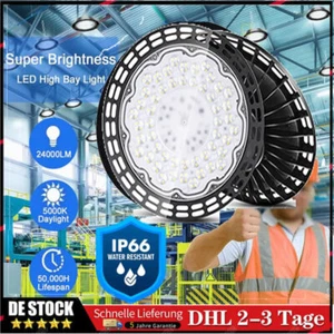 UFO LED Hallenbeleuchtung 250W Industrielampe Hallenstrahler Hallenleuchten DE - Bild 1 von 24