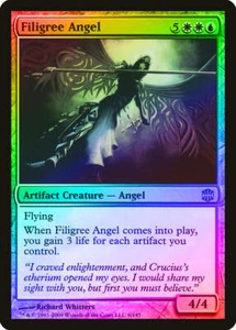 Filigree Angel FOIL Alara Reborn HEAVILY PLD Artifact Rare CARD ABUGames - Picture 1 of 1