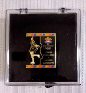 Pin Kristi Yamaguchi 2002 Juegos Olímpicos de Salt Lake Embajador de Buena Voluntad ¡Excelente! - Imagen 1 de 3
