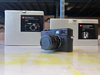 LEICA M Monochrom 10 760 + LEICA APO-SUMMICRON-M 1:2/50 mm ASPH 11 141 - Bild 1 von 4