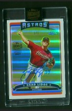 2021 Topps Archives Brad Lidge 2006 Chrome 1/1 Auto Autograph Houston Astros