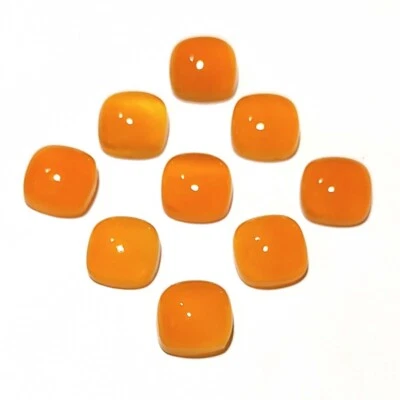 Lote al por mayor de 10 piezas de cabujón de calcedonia natural suministro de pendientes de diseñador Foto 1 de 4