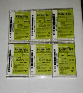 SEI confezioni da 6 file SybronEndo Handfile Misura #40 21mm per pratica SCADUTI - Foto 1 di 1