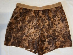 VRST Grunge Tie Dye Brown 7” Velocity Run Shorts Training Active Mens Size XXL - Picture 1 of 2