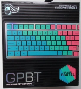 Glorious GMMK 2+ PRO - Gaming PBT KEYCAPS Pastel 114 pce BRAND NEW - FREE POST - Picture 1 of 9