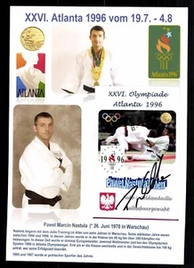 Pawel Nastula Polen Olympiasieger 1996 Judo Original Signiert # G 43713 - Bild 1 von 2