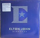 Elton John Diamonds Double Record Album LP Blue Colored Vinyl