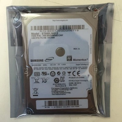 SAMSUNG 500GB HDD laptop Hard Drive SATA 5400rpm 2.5 ST500LM012 - Image 1 of 2