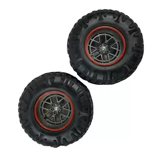 New Bright R/C 1:12 Ford F-150 2 Front Wheels Only 4" Inch Tall Parts Only Euc - Picture 1 of 12