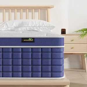 12 /14 Inch Gel Memory Foam Hybrid Mattress Innerspring In A Box Medium Firm - Picture 1 of 15