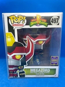 Funko Pop! Vinyl Power Rangers 497 Megazord MMPR SDCC 2017 w/ protector - Picture 1 of 7