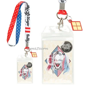 DC Comics Escuadrón Suicida Papás Lil Monstruo Cordón Portatarjetas de Identificación con Dije de Goma - Imagen 1 de 3