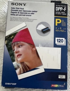 SONY Color Print Pk DPP-F 4x6 Print Paper And Ink Ribbon - Afbeelding 1 van 5