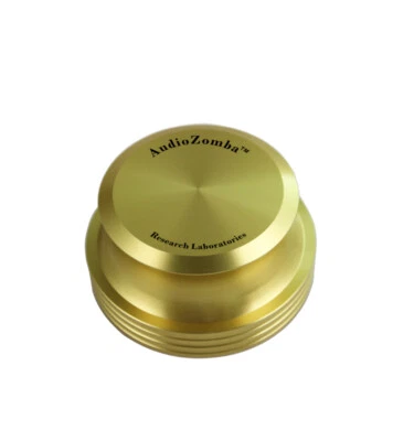 MORSETTO PESO RECORD DISCO GIRADISCHI STABILIZZATORE VINILE ORO - Immagine 1 di 4