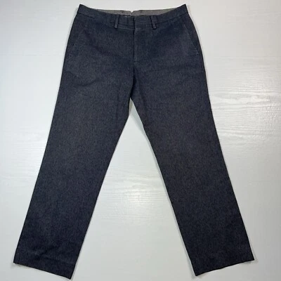 Calça chino masculina sarja escovada Bonobos real 31x28 azul ajuste reto - Imagem 1 de 4