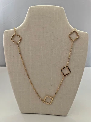 Collar Largo Oro Ajustable 17 a 20 pulgadas por Crown & Ivy Nuevo con Etiquetas Foto 1 de 4