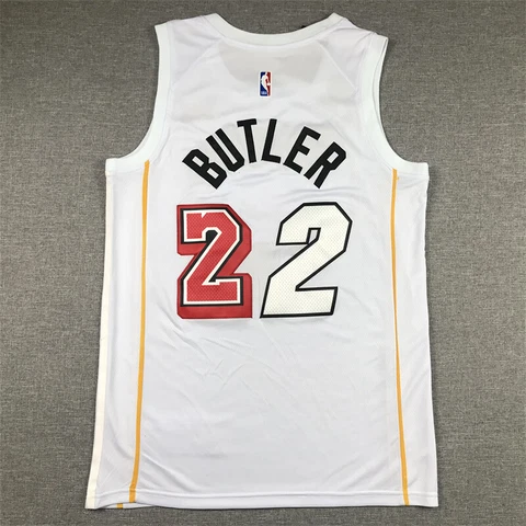 Miami Heat City Edition Swingman Jersey #22 - Jimmy Butler - Men's S-2XL - White Cover