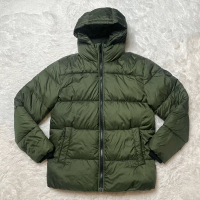 Chaqueta Abrigo Michael Kors Hinchado Verde Ejército Adolescentes Niños Talla 18/20 Foto 1 de 4