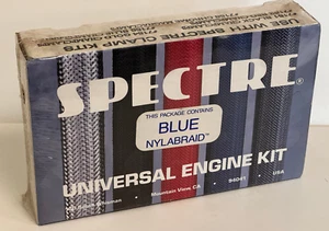 NOS Spectre Nylabraid Universal Engine hose covering dress up kit BLUE - Picture 1 of 3
