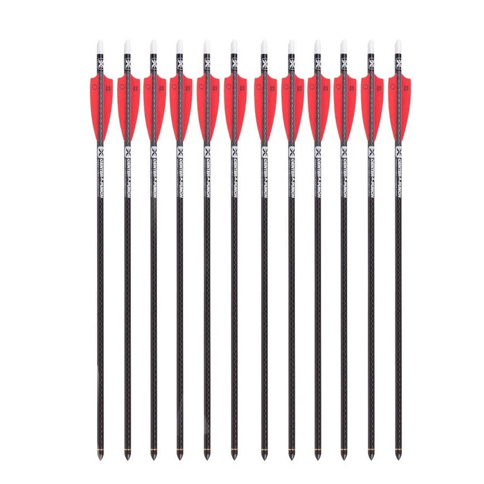TenPoint Evo-X Centerpunch Arrows w/ White Alpha Nocks - 20" - 12 Pack - HEA-740 - Image 1 of 1