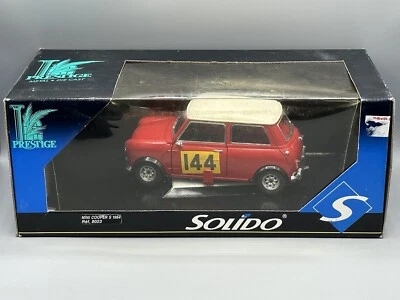 Solido 1/18 Scale Diecast 8023 Mini Cooper S 1964 Rally #144 Red SEE DESCRIPTION - Image 1 of 4