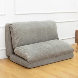 N&V Folding Mattress Sofa Bean Bag, Foam Filling Folding Sofa, Washable Covers - Picture 1 of 137