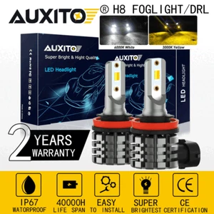 H11 H8 Switchback White Amber LED Fog Driving Light Bulbs for Ram 1500 2019 2020 - Bild 1 von 12