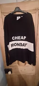 Mens Cheap Monday Crew Jumper xl - Picture 1 of 3