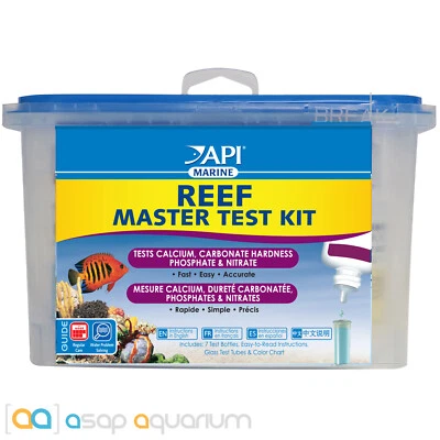 API Reef Master Test Kit 4 in 1 Multi-Test Kit Calcium KH Phosphate Nitrate - Image 1 of 2