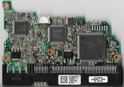 IBM DESKSTAR IC35L040AVVN07-0 40GB IDE PCB BOARD ONLY P/N: 07N9682  MLC: H69009 - Image 1 of 2