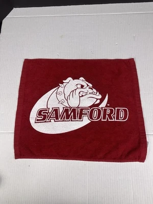 Toalla de golf roja Samford University Bulldogs Foto 1 de 4
