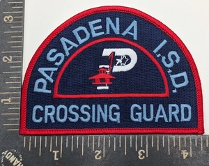 Pasadena ISD Crossing Guard Patch Texas School District Uniform Badge - Picture 1 of 2