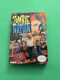 BOX / Inserts Only Zombie Nation For Nintendo Nes