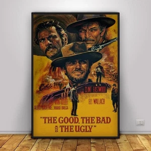 The Good, the Bad and the Ugly Poster – Clint Eastwood Classic Western Movie - Picture 1 of 15
