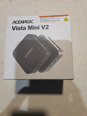 ACEMAGIC V2 4K Mini PC Ιntel Alder Lake N97 16GB DDR4 RAM 512GB SSD Win11 Pro - Image 1 of 3