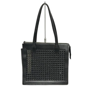 Auth Y's - YN-I36-715 Black Leather Shoulder Bag - Picture 1 of 8