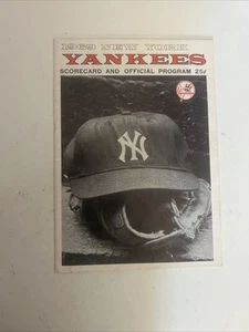 1969 New York Yankees Ticket & Scorecard vs Cleveland Indians July 4th 1969 - Picture 1 of 9