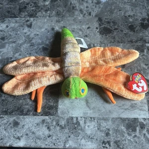 De colección TY BEANIE BABY LINDO BRILLO EL INSECTO CON ETIQUETA PELUCHE JUGUETE 4 de enero de 2000 - Imagen 1 de 4