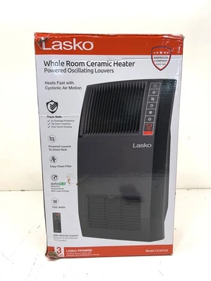 Lasko 1500Watt 20 in. Electric Console Ceramic Space Heater Adjustable Louvers - Image 1 of 4