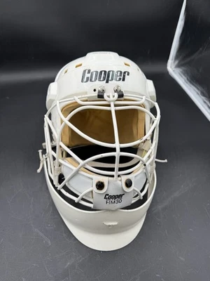 COOPER SK2000 Helmet HM30 Cage White 90s Rare Retro Vintage NHL Gear ADULT Large - Image 1 of 4