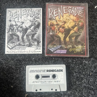 Renegade Rebel Without A Cause? Taito Imagine Sinclair 1986 ZX Spectrum 48 128 - Image 1 of 4